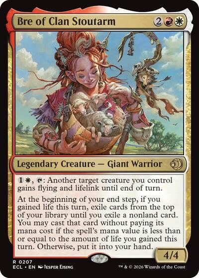 Bre of Clan Stoutarm (Lorwyn Eclipsed) Near Mint Foil