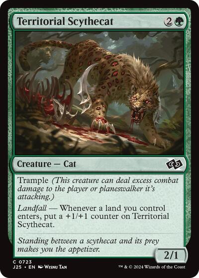 Territorial Scythecat (Foundations Jumpstart) Near Mint