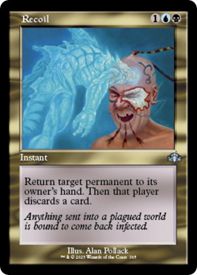 Recoil (Retro Frame) (Dominaria Remastered) Near Mint Foil