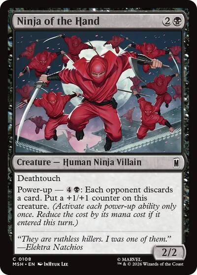 Ninja of the Hand (Marvel Super Heroes) Near Mint Foil