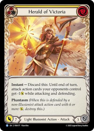 Herald Of Victoria (Yellow) (Compendium of Rathe) Near Mint Foil