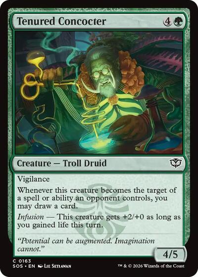 Tenured Concocter (Secrets of Strixhaven) Near Mint Foil