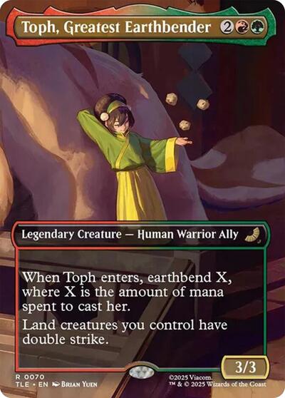 Toph, Greatest Earthbender (Borderless) (Avatar: The Last Airbender: Eternal-Legal) Near Mint