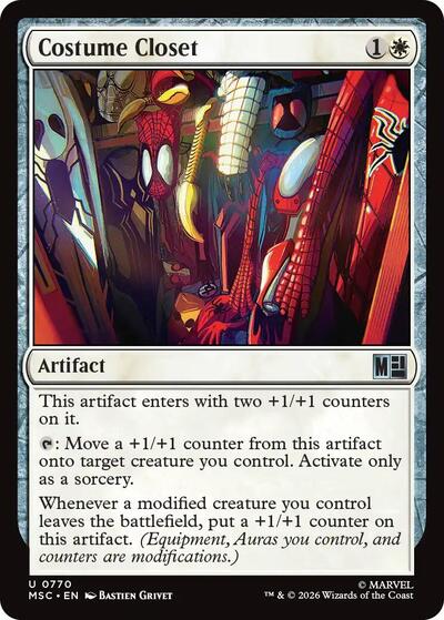 Costume Closet (Commander: Marvel Super Heroes) Near Mint Foil