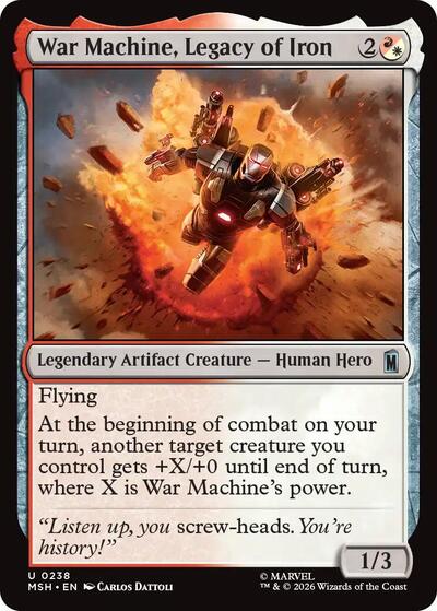 War Machine, Legacy of Iron (Marvel Super Heroes) Near Mint