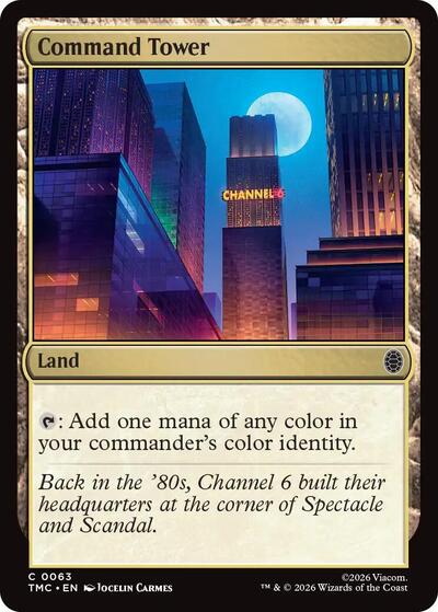 Command Tower (Commander: Teenage Mutant Ninja Turtles) Near Mint Foil