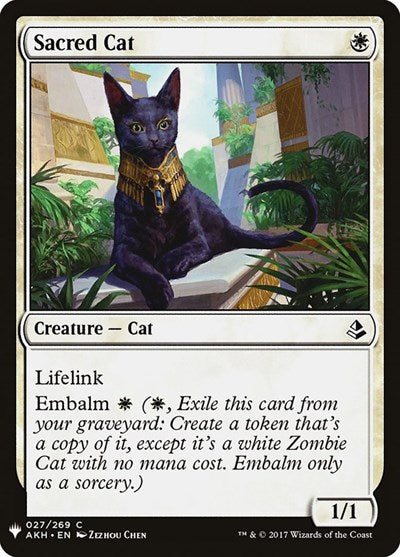 Sacred Cat (Mystery Booster) Near Mint