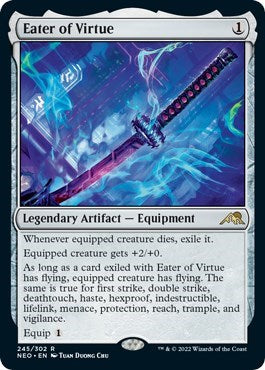 Eater of Virtue (Kamigawa: Neon Dynasty) Near Mint