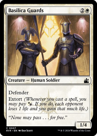 Basilica Guards (Ravnica Remastered) Near Mint Foil