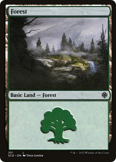 Forest (351) (Commander 2022 Starter Decks) Near Mint