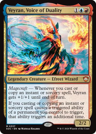 Veyran, Voice of Duality (Commander: Secrets of Strixhaven) Near Mint