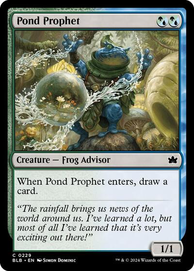 Pond Prophet (Bloomburrow) Near Mint Foil