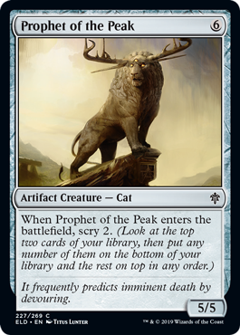 Prophet of the Peak (Throne of Eldraine) Near Mint Foil