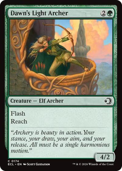 Dawn's Light Archer (Lorwyn Eclipsed) Near Mint