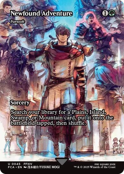Newfound Adventure - Farseek (Showcase) (Universes Beyond: FINAL FANTASY: Through the Ages) Near Mint