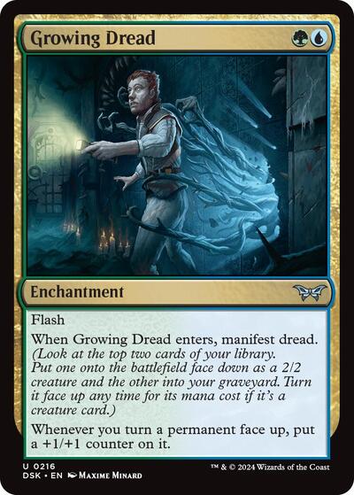 Growing Dread (Duskmourn: House of Horror) Near Mint Foil