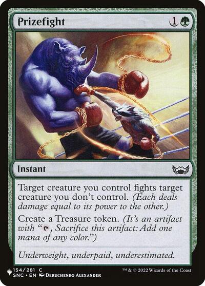 Prizefight (The List) Near Mint