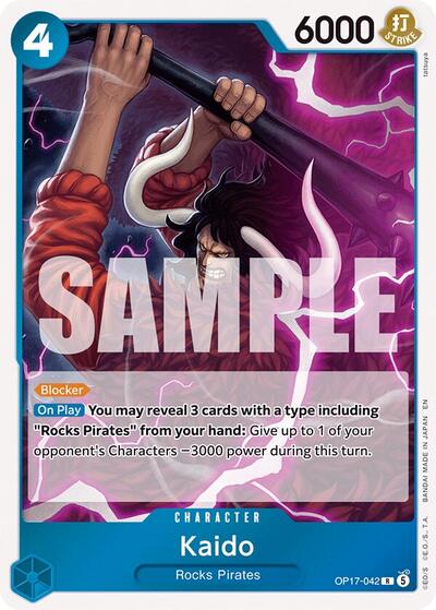 Kaido (042) (The World's Strongest Warriors) Near Mint Foil