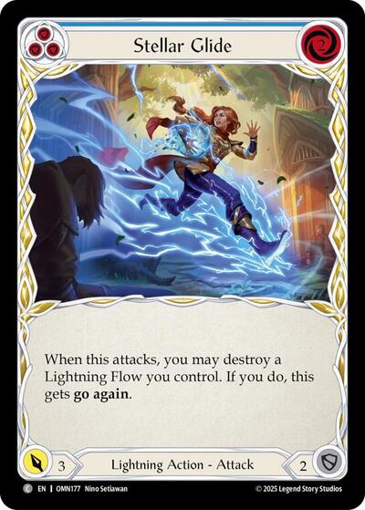 Stellar Glide (Blue) (Omens of the Third Age) Near Mint Foil