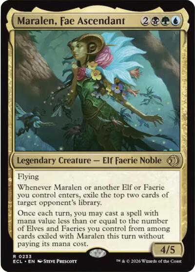 Maralen, Fae Ascendant (Lorwyn Eclipsed) Near Mint Foil