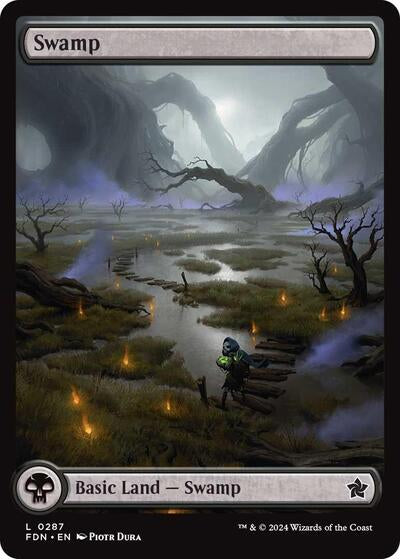 Swamp (0287) (Foundations) Near Mint Foil