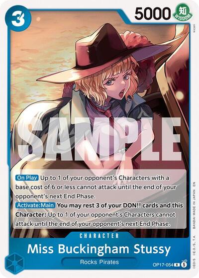 Miss Buckingham Stussy (The World's Strongest Warriors) Near Mint Foil