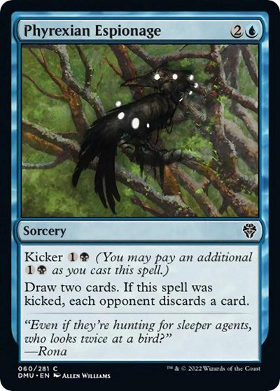 Phyrexian Espionage (Dominaria United) Near Mint Foil