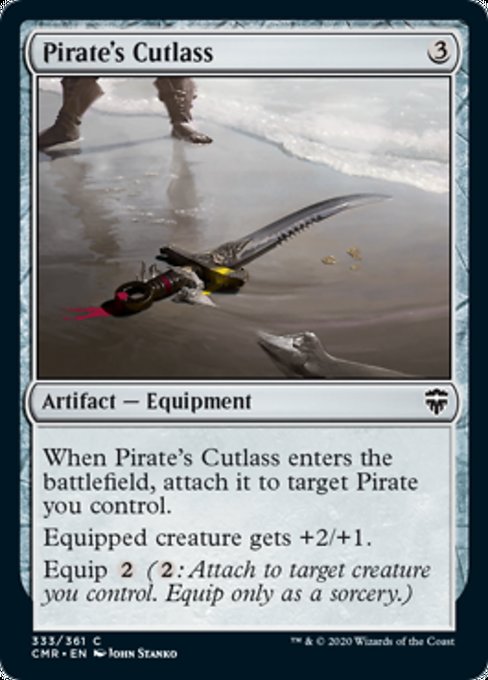 Pirate's Cutlass (Commander Legends) Near Mint Foil