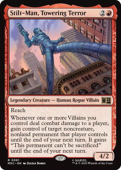 Stilt-Man, Towering Terror (Surge Foil) (Commander: Marvel Super Heroes) Near Mint Foil