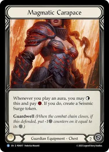 Magmatic Carapace (Compendium of Rathe) Near Mint Cold Foil
