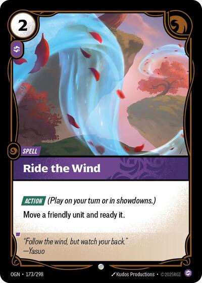 Ride The Wind (Origins) Near Mint Foil
