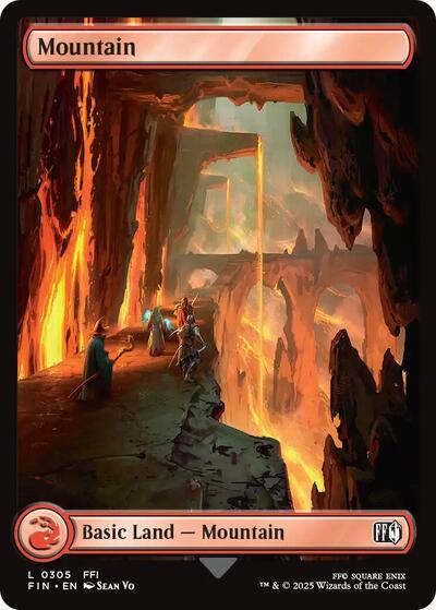 Mountain (0305) (Universes Beyond: FINAL FANTASY) Near Mint Foil