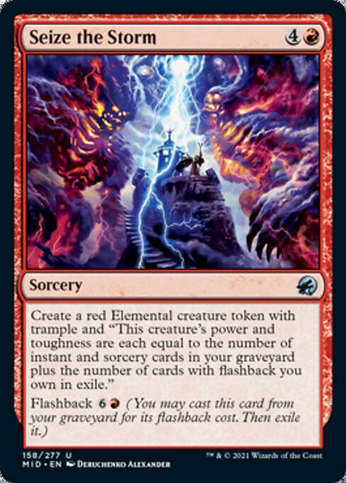 Seize the Storm (Innistrad: Midnight Hunt) Near Mint Foil