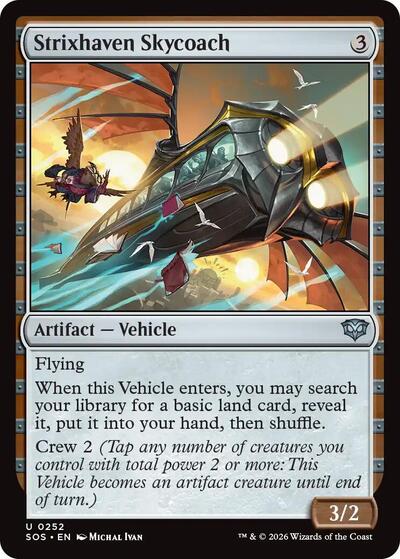 Strixhaven Skycoach (Secrets of Strixhaven) Near Mint Foil