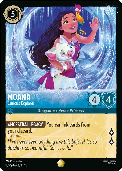 Moana - Curious Explorer (Winterspell) Near Mint