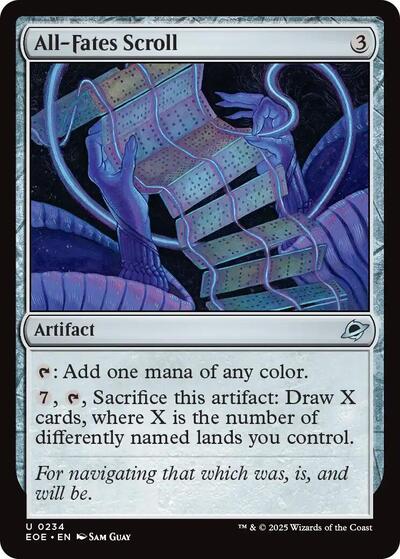 All-Fates Scroll (Edge of Eternities) Near Mint