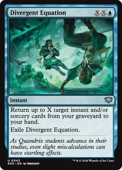 Divergent Equation (Secrets of Strixhaven) Near Mint Foil