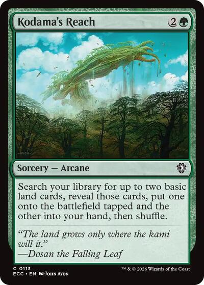 Kodama's Reach (Commander: Lorwyn Eclipsed) Near Mint