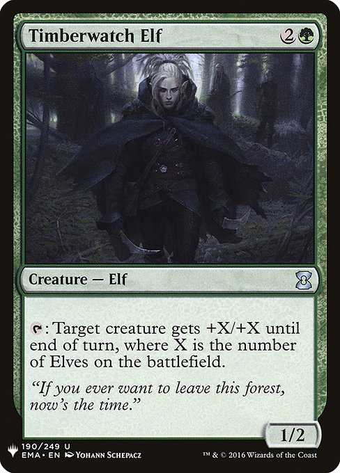 Timberwatch Elf (Mystery Booster) Near Mint