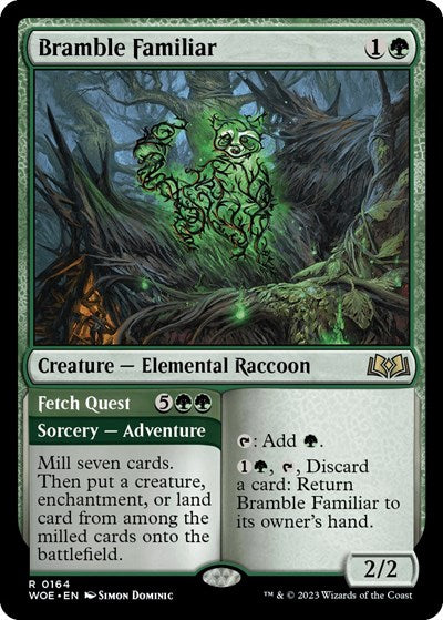 Bramble Familiar (Wilds of Eldraine) Near Mint