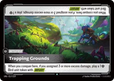 Trapping Grounds (Unleashed) Near Mint Foil