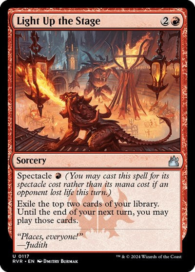 Light Up the Stage (Ravnica Remastered) Near Mint Foil