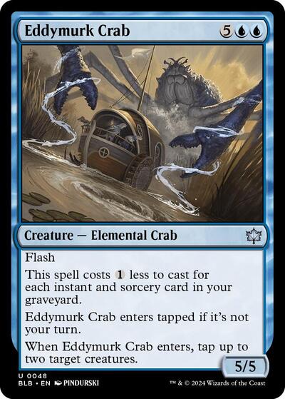 Eddymurk Crab (Bloomburrow) Near Mint