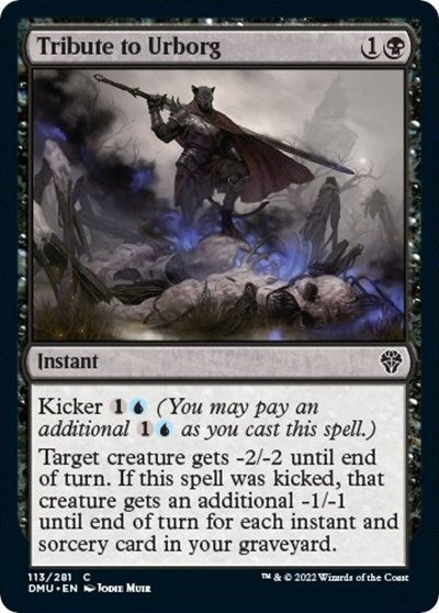 Tribute to Urborg (Dominaria United) Near Mint Foil