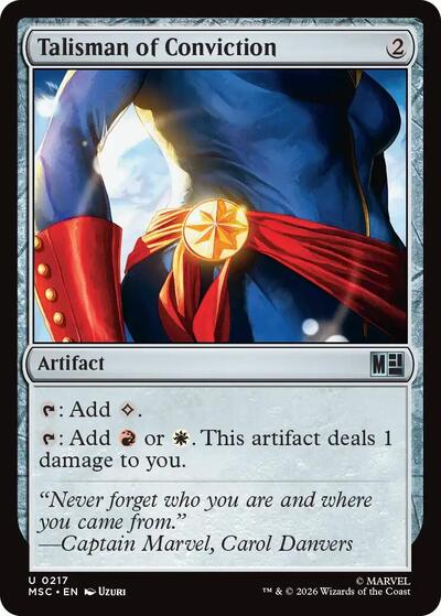 Talisman of Conviction (Commander: Marvel Super Heroes) Near Mint