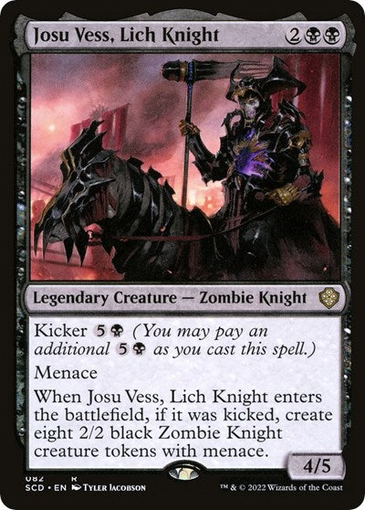 Josu Vess, Lich Knight (Commander 2022 Starter Decks) Near Mint