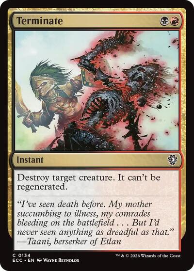 Terminate (Commander: Lorwyn Eclipsed) Near Mint