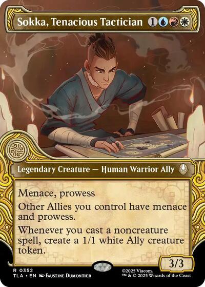 Sokka, Tenacious Tactician (Showcase) (Avatar: The Last Airbender) Near Mint