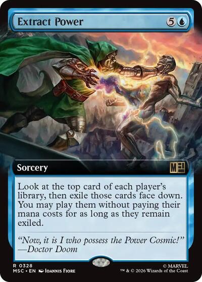 Extract Power (Extended Art) (Commander: Marvel Super Heroes) Near Mint