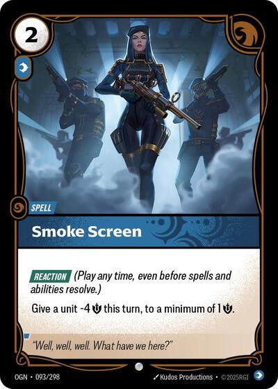 Smoke Screen (Origins) Near Mint Foil